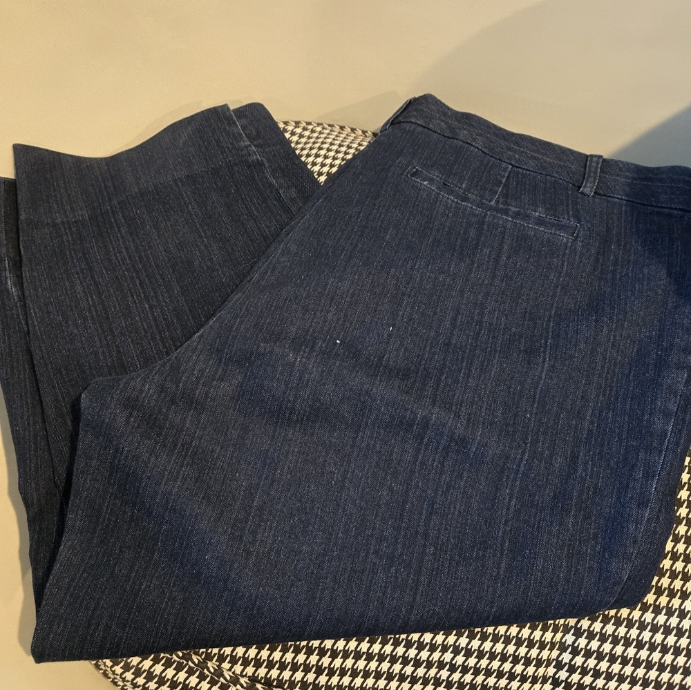 Denim capris